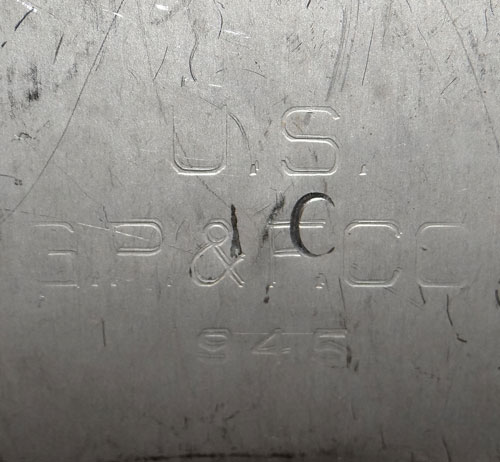 U.S. WW II M-1910/42 Stainless Steel Canteen