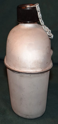 U.S. WW II M-1910/42 Stainless Steel Canteen