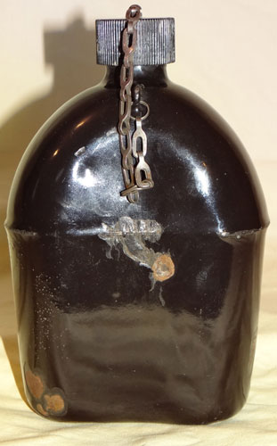 WW II U.S. Enameled Steel Canteen