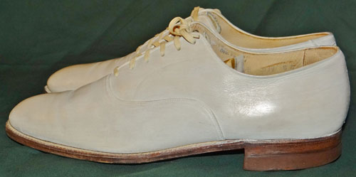 WW II U.S. Navy Officers Dress White Shoes