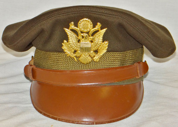 World War II U.S. Army "CRUSHER" Visor Hat World War II U.S. Army "CRUSHER" Visor Hat