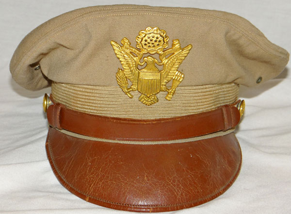 World War II U.S. Army "CRUSHER" Visor Hat World War II U.S. Army "CRUSHER" Visor Hat