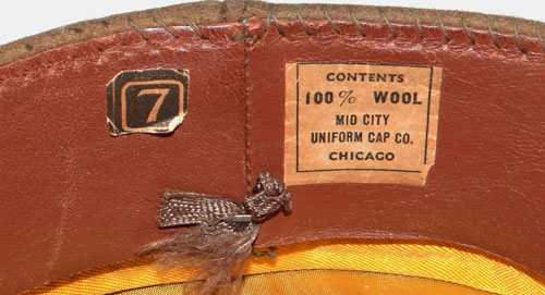 WW II Army NCO / EM Visor Hat