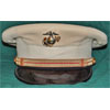 1960’s 70’s U.S.M.C. Officer’s White Toped Visor Hat