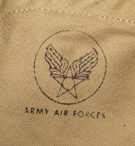 Army Air Force WW II "AN-H-15" Summer Flight Helmet with General AII-Purpose Polaroid Goggles