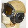 Army Air Force WW II "AN-H-15" Summer Flight Helmet with General AII-Purpose Polaroid Goggles