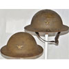 U.S. Army World War I "5th Corps" M-1917 Colonel & Brigadier General Helmets