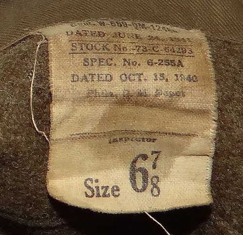WW II U.S. Army Winter Field Cap