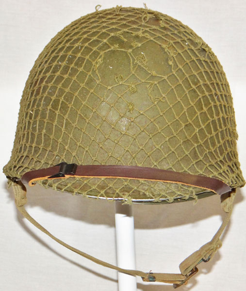 WW II U.S. M-1 Helmet with "FIXED BALE" with Net