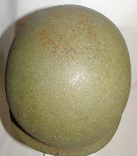 WW II U.S. M-1 Helmet with "FIXED BALE" with Net