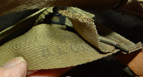 WW II U.S. M-1 Helmet with "Flexible Chinstrap Loops"