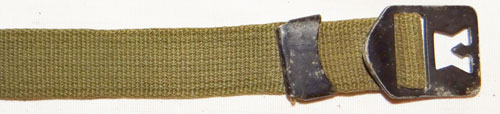 WW II U.S. M-1 Helmet with "Flexible Chinstrap Loops"