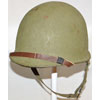 WW II U.S. M-1 Helmet with "Flexible Chinstrap Loops"