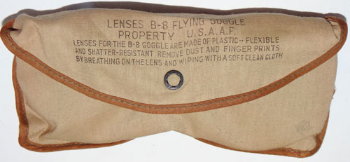 WW II U.S. Army Air Force Type "A-11" Leather Flight Helmet with Goggles