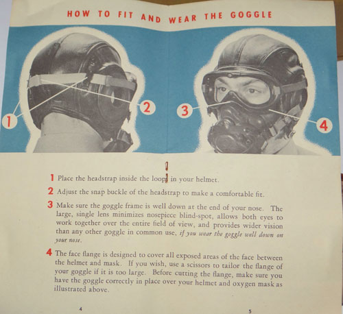 WW II U.S. Army Air Force Type "A-11" Leather Flight Helmet with Goggles