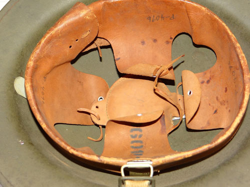 Early WW II U.S. M-1917A1 Steel Helmet
