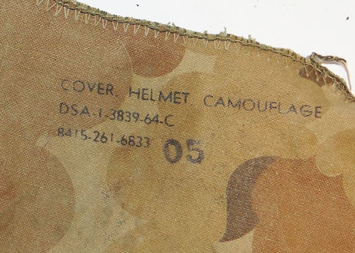 U.S. Camouflage Helmet Cover "Vietnam" War Period