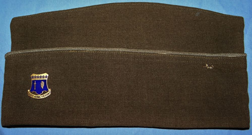 WW II U.S. Army 109th Inf. Regt. 28th Inf. Div. NCO/EM Garrison Cap