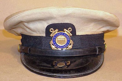 U.S. Vietnam Period U.S. Coast Guard "Auxiliary" Service Cap