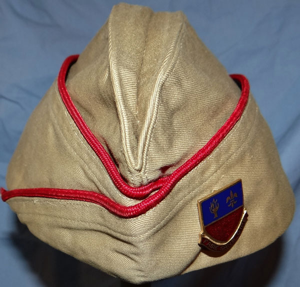 WWII U.S. Army 161st Field Artillery Regt. 35th Inf. Div. NCO/EM Garrison Cap