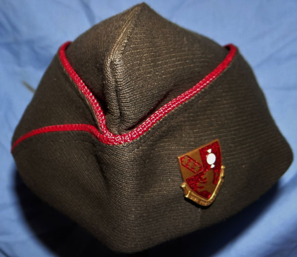 WW II U.S. Army 119th Field Artillery Regt. XI Corps NCO/EM Garrison Cap