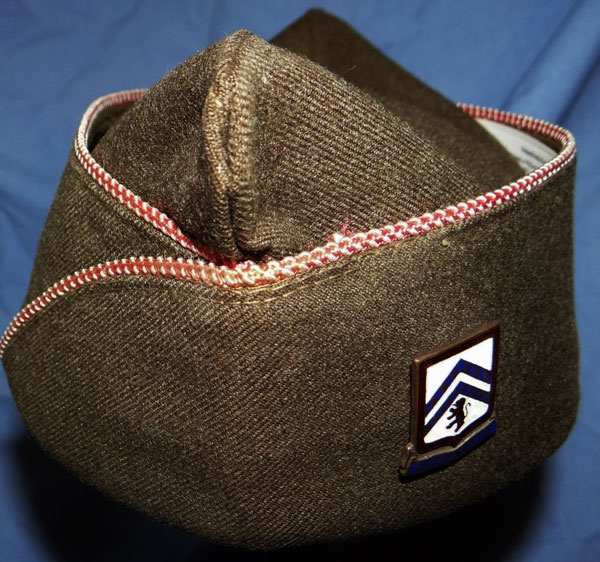 WW II U.S. Army 103rd Engineers Combat Battalion 28th Inf. Div. NCO/EM Garrison Cap