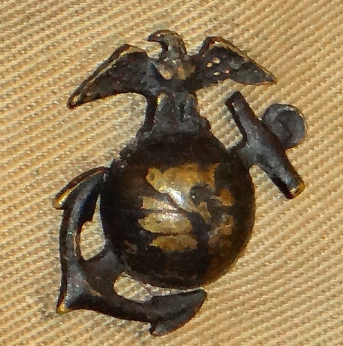 WW II U.S. Marine NCO/EM Tan Garrison Cap