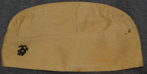 WW II U.S. Marine NCO/EM Tan Garrison Cap