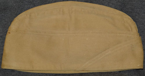 WW II U.S. Marine NCO/EM Tan Garrison Cap