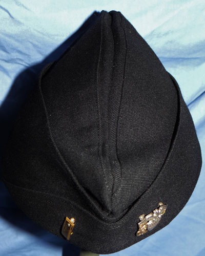 WW II U.S. Navy "Ensign" Dark Blue Garrison Cap