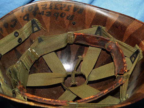 WW II & Korean War Period U.S. Helmet Liner