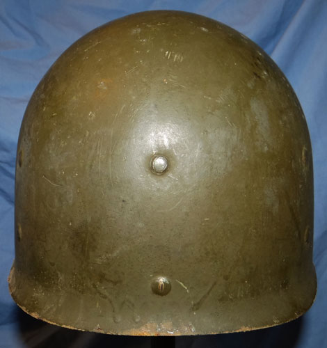 WW II M-1 Fixed Bale Steel Combat Helmet with Type 1 Helmet Net