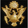 WW II U.S. Army Officer Visor Hat Insignia