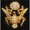 WW II U.S. Army Officer Visor Hat Insignia