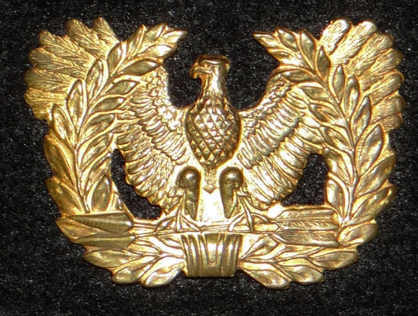 WW II U.S. Army Warrant Officer Visor Hat Insignia