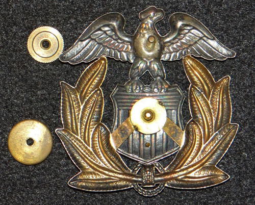 WW II U.S. Maritime Service Officer Visor Hat Insignia