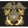 U.S. Navy Officers Visor Hat Insignia