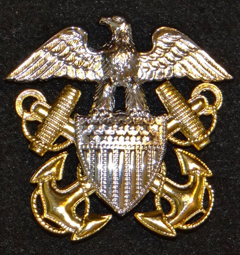 U.S. Navy Officers Visor Hat Insignia