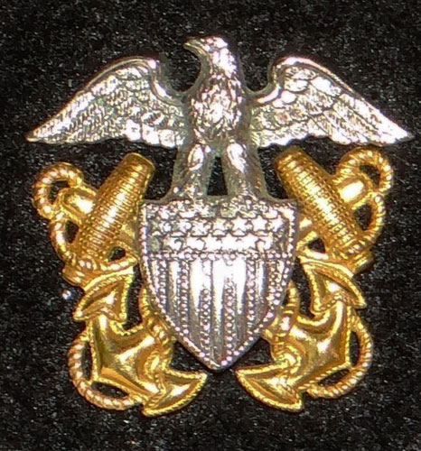 U.S. Navy Officer Garrison Cap Insignia