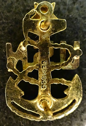 U.S. Navy Senior Chief Petty Officer Garrison Cap Insignia