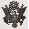 World War I U.S. Army Officer Visor Hat Insignia