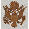 WW I U.S. Army Officer Visor Hat Insignia
