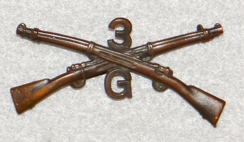 WW I U.S. Army Officer Infantry Collar Insignia
