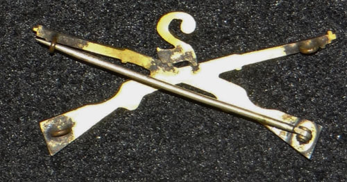 1895/1905 U.S. Army Officers Infantry Collar Insignia
