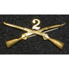 1895/1905 U.S. Army Officers Infantry Collar Insignia