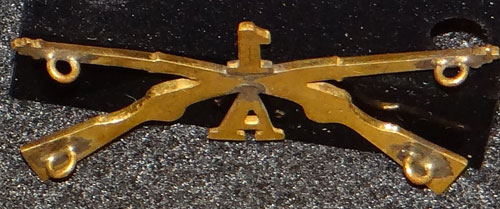 1895/1905 U.S. Army Infantry Officer Collar Insignia