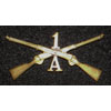 1895/1905 U.S. Army Infantry Officer Collar Insignia