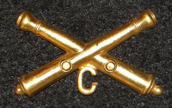 1895/1905 ? U.S. Artillery Officer Collar/Cap Insignia