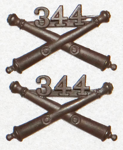 WW I U.S. Army Artillery Officers Collar Insignia
