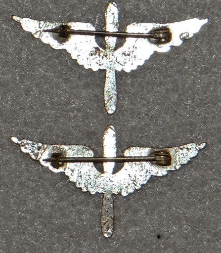 WW I U.S. Army Aviation Officer Collar Insignias